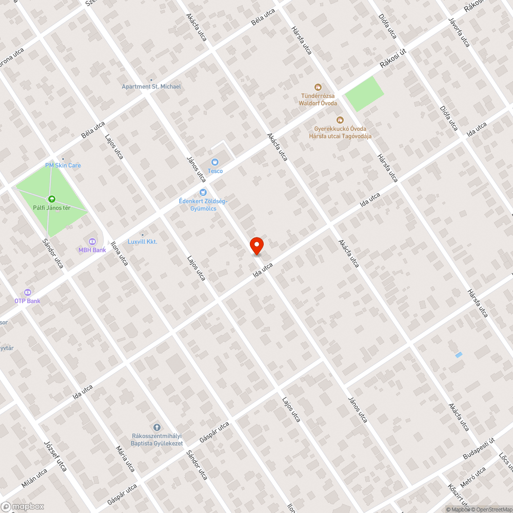 Billegő aknafedél bejelentés helye