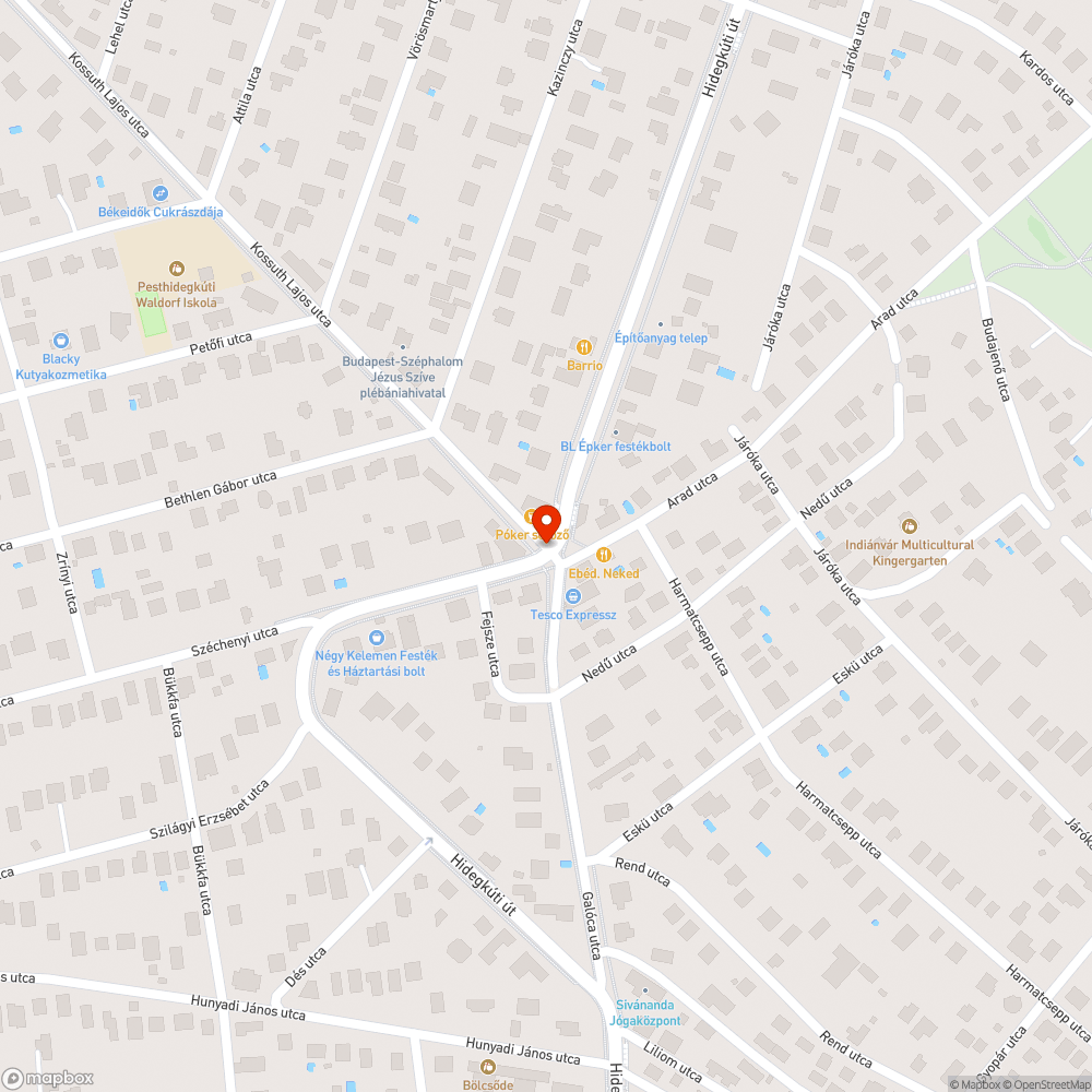 Nehezen észlelhető tábla és forgalomirányító lámpa bejelentés helye