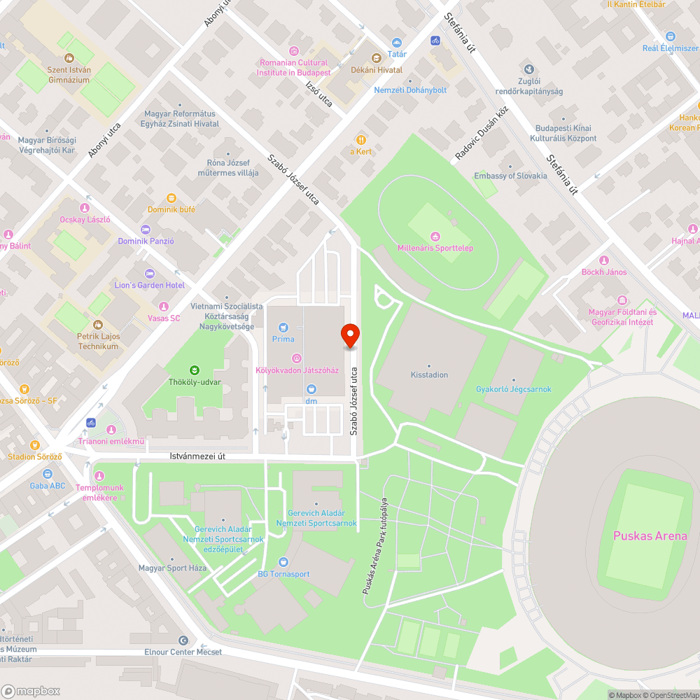 Mély kátyú az úttest közepén bejelentés helye