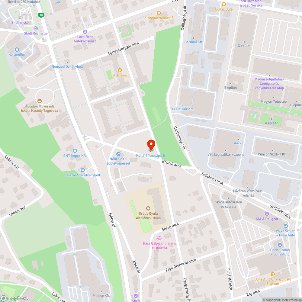 Szemét bejelentés helye