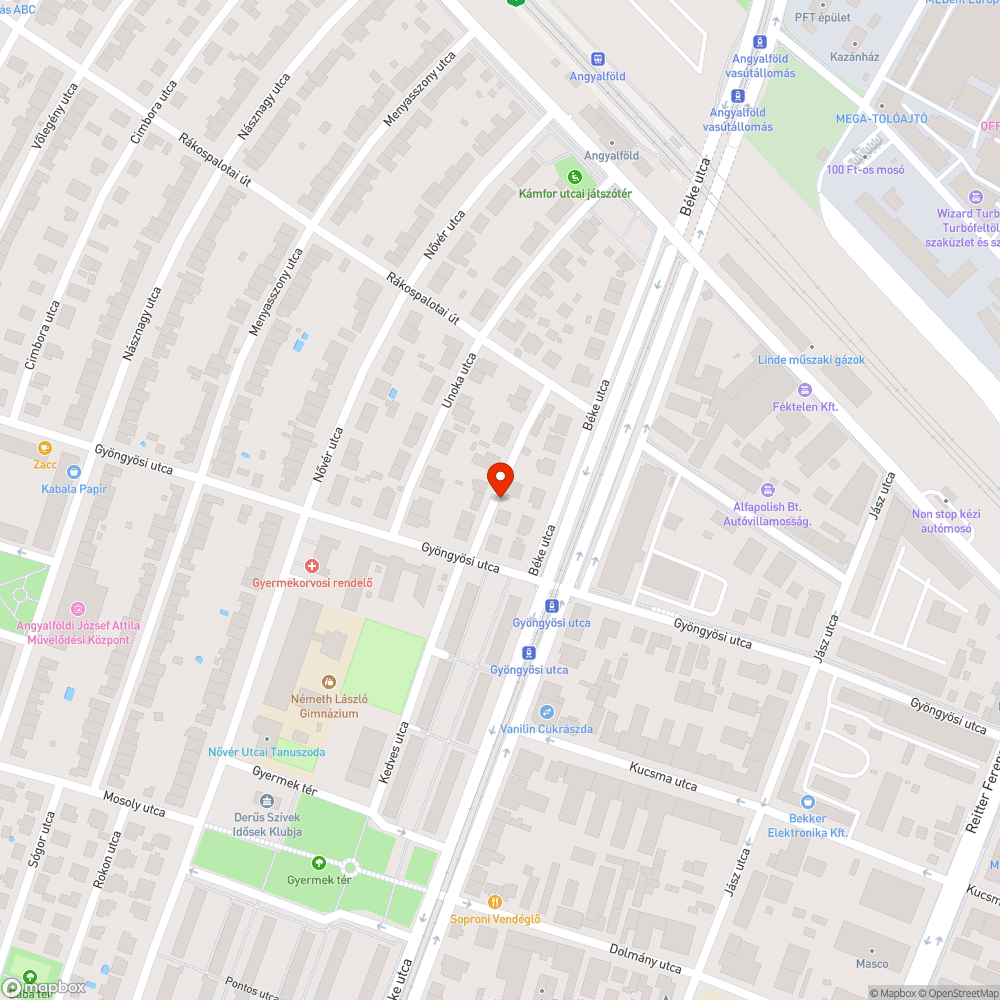 Kiszáradt facsemete bejelentés helye