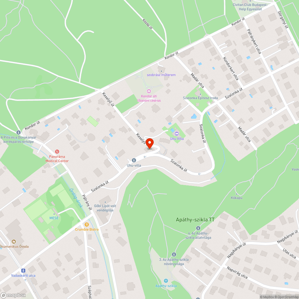 Beláthatatlan útszakasz bejelentés helye