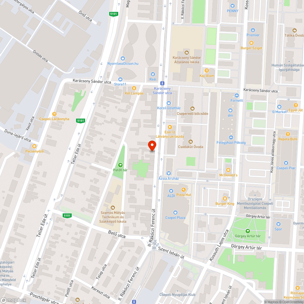 Otthagyott terelőoszlop bejelentés helye