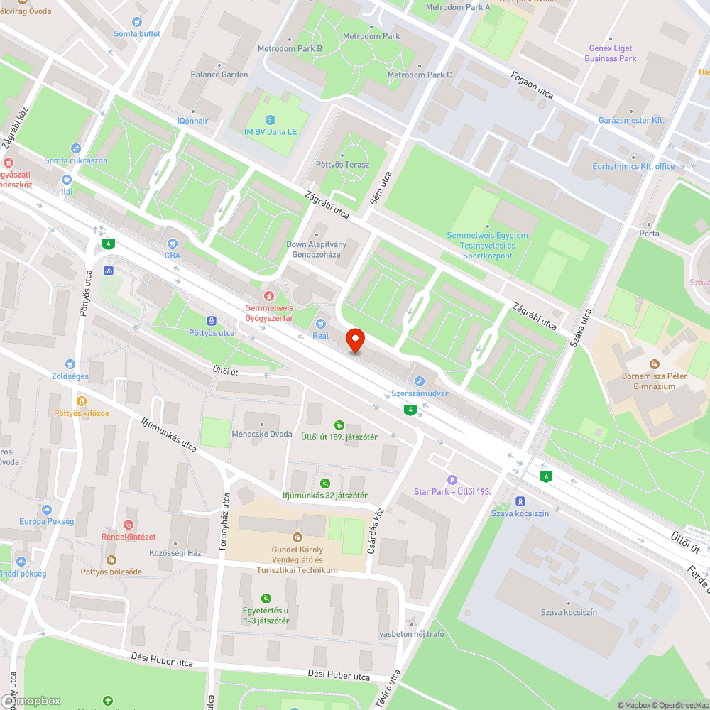 Szabálytalanul parkoló teherszállító járművek rombolása bejelentés helye