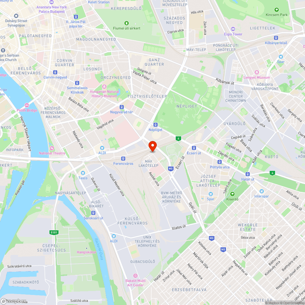 Szemetestartály totálkáros bejelentés helye