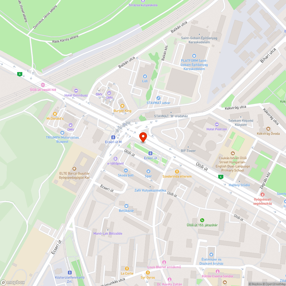 Betonkockák a fűben bejelentés helye