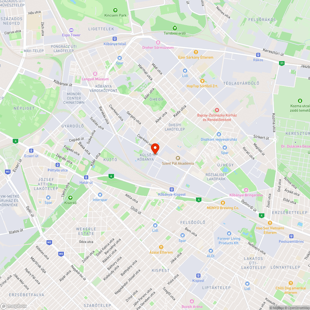 Gyömrői úti fák bejelentés helye