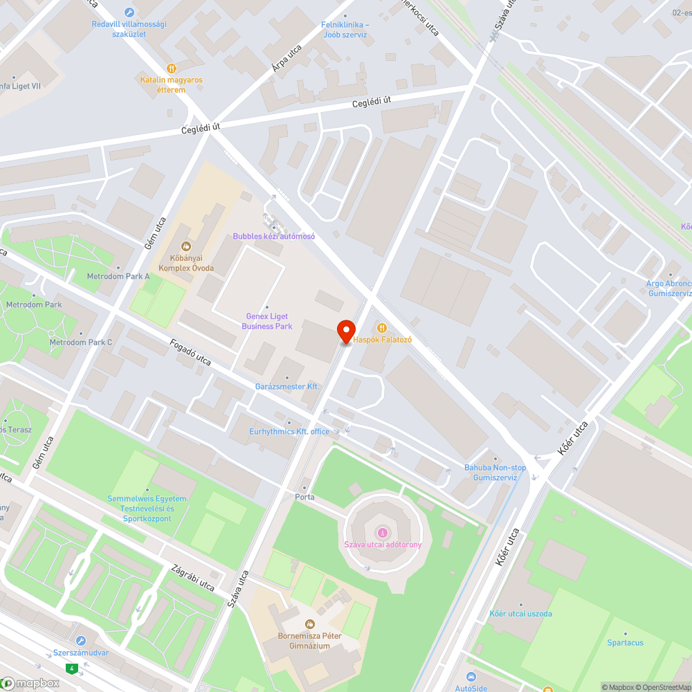 Elhagyott gépjármű bejelentés helye