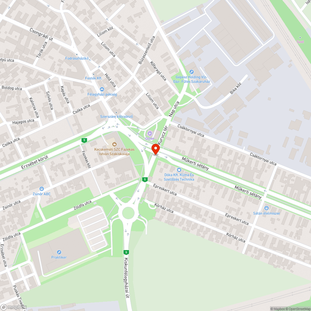 Balesetveszélyes járda-közút csatlakozás - ÚJRAKÜLDVE bejelentés helye