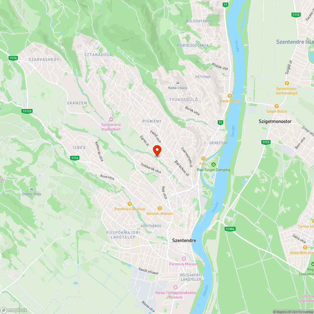 Zöldhulladék a Zöld utcánál a patak partján bejelentés helye