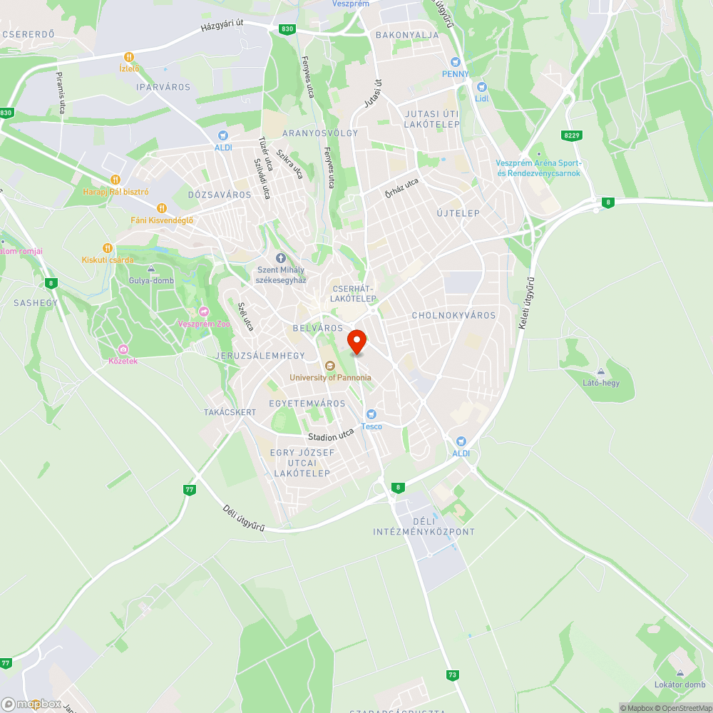 Eldugult vízelnyelő bejelentés helye