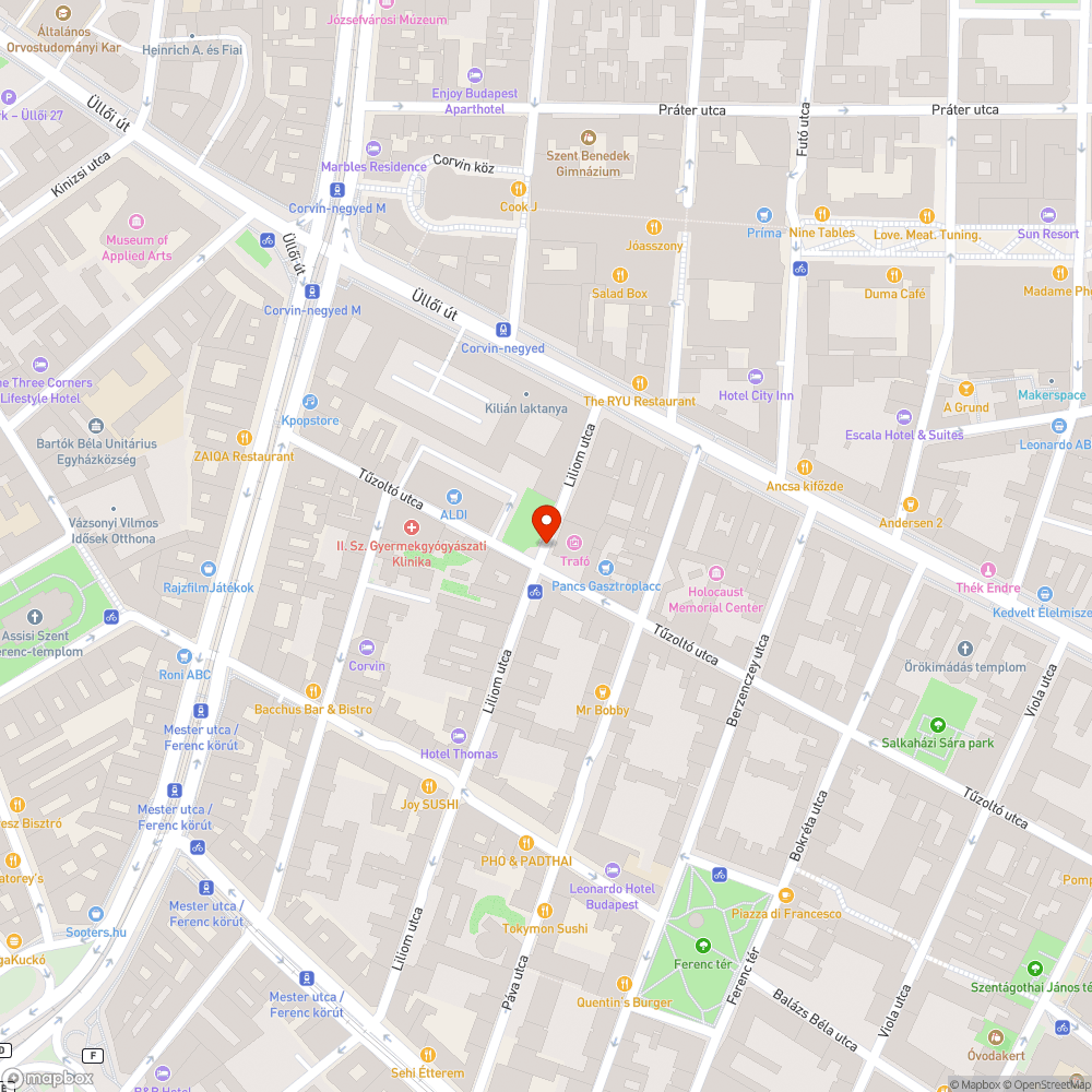 biciklis parkoló hiánya bejelentés helye