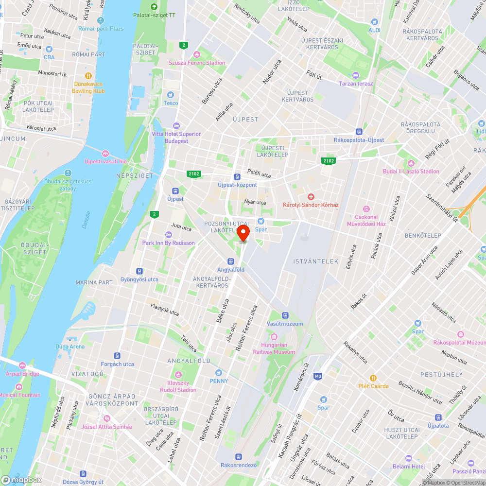 Elhanyagolt járdaszakasz bejelentés helye