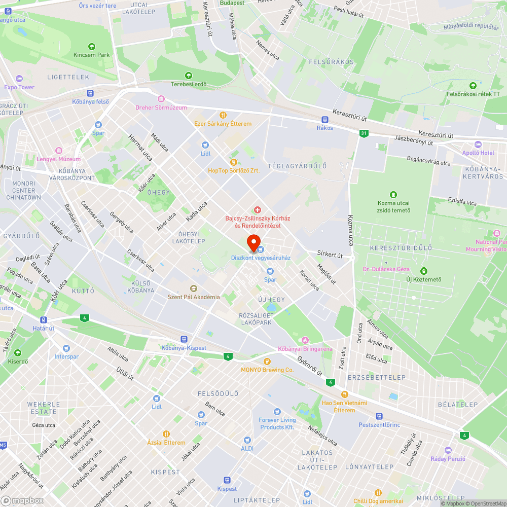 Hiányzó aknafedél + szemêt bejelentés helye