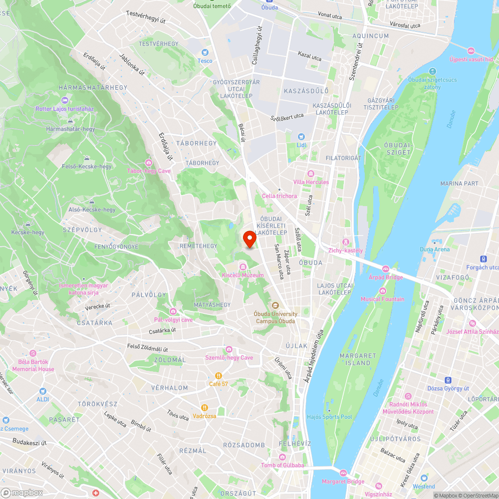 Gelléri Andor Endre utca, útburkolati hiba bejelentés helye