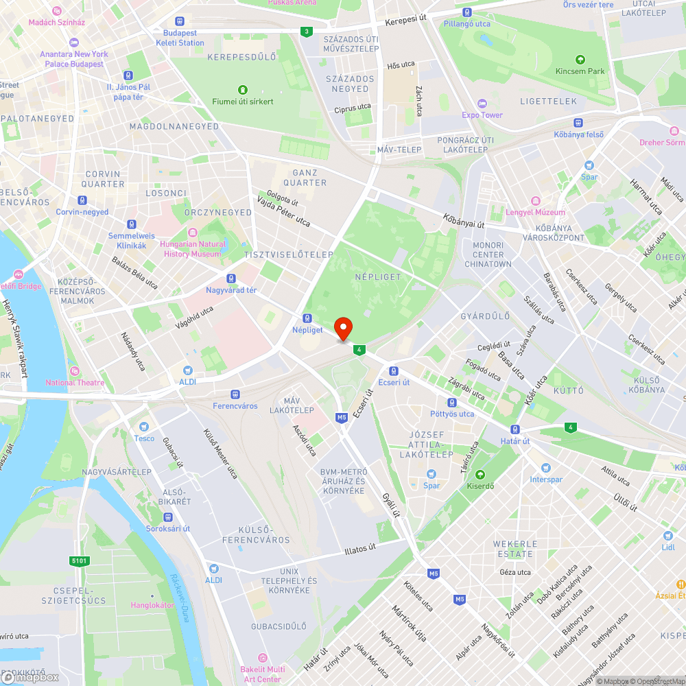 Patkányok bejelentés helye