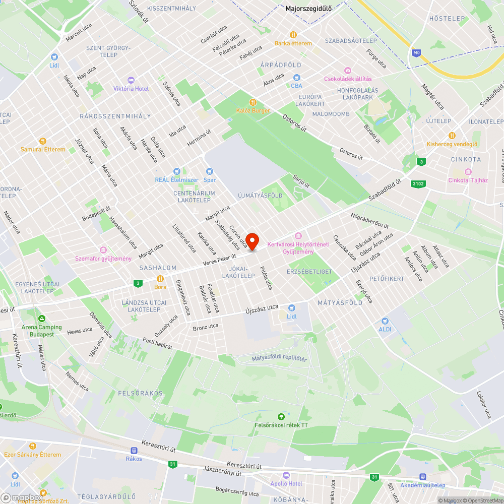 Hiányzó eresz bejelentés helye