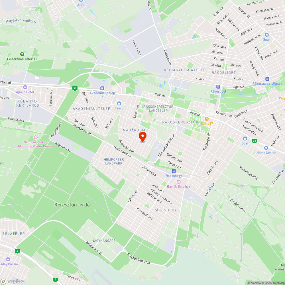 Graffitis közmű (telefon) bejelentés helye