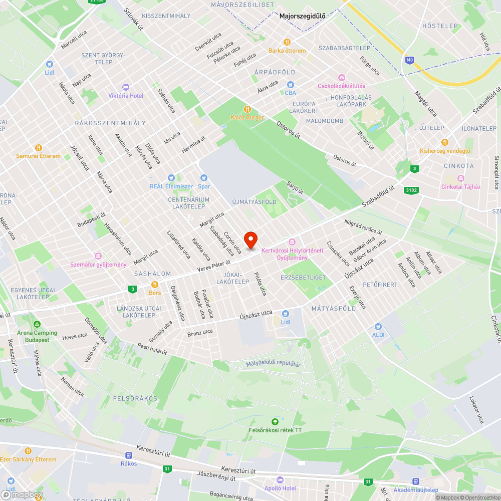 A balvanyfa megállíthatatlan bejelentés helye