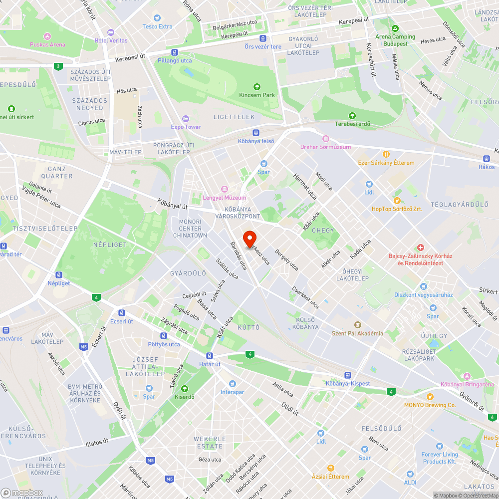 Elhagyott, rendszám nélküli autó bejelentés helye