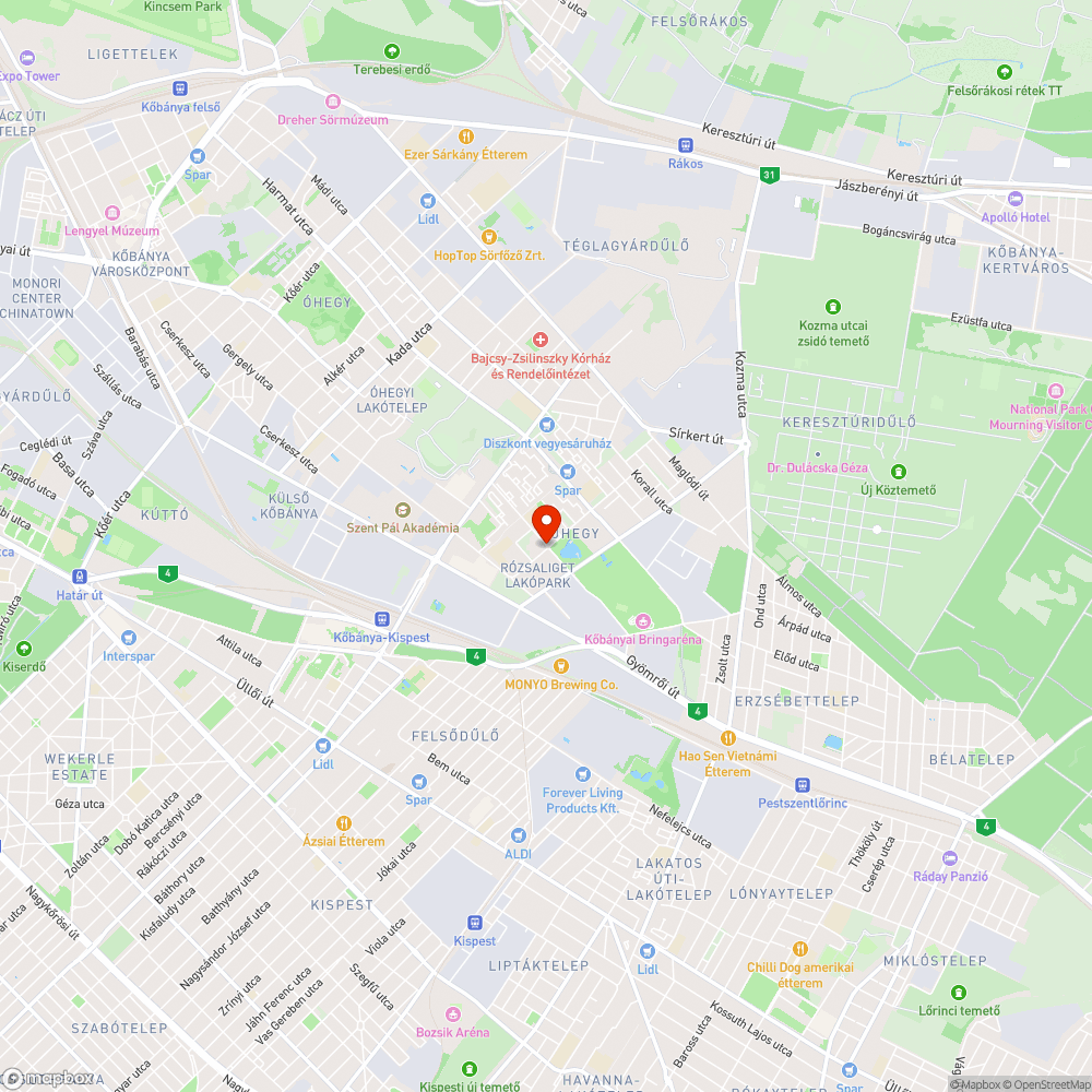 Megdőlt oszlop, elfordított táblák bejelentés helye