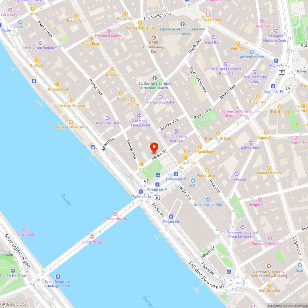 Fővám téri szökőkút állapota bejelentés helye