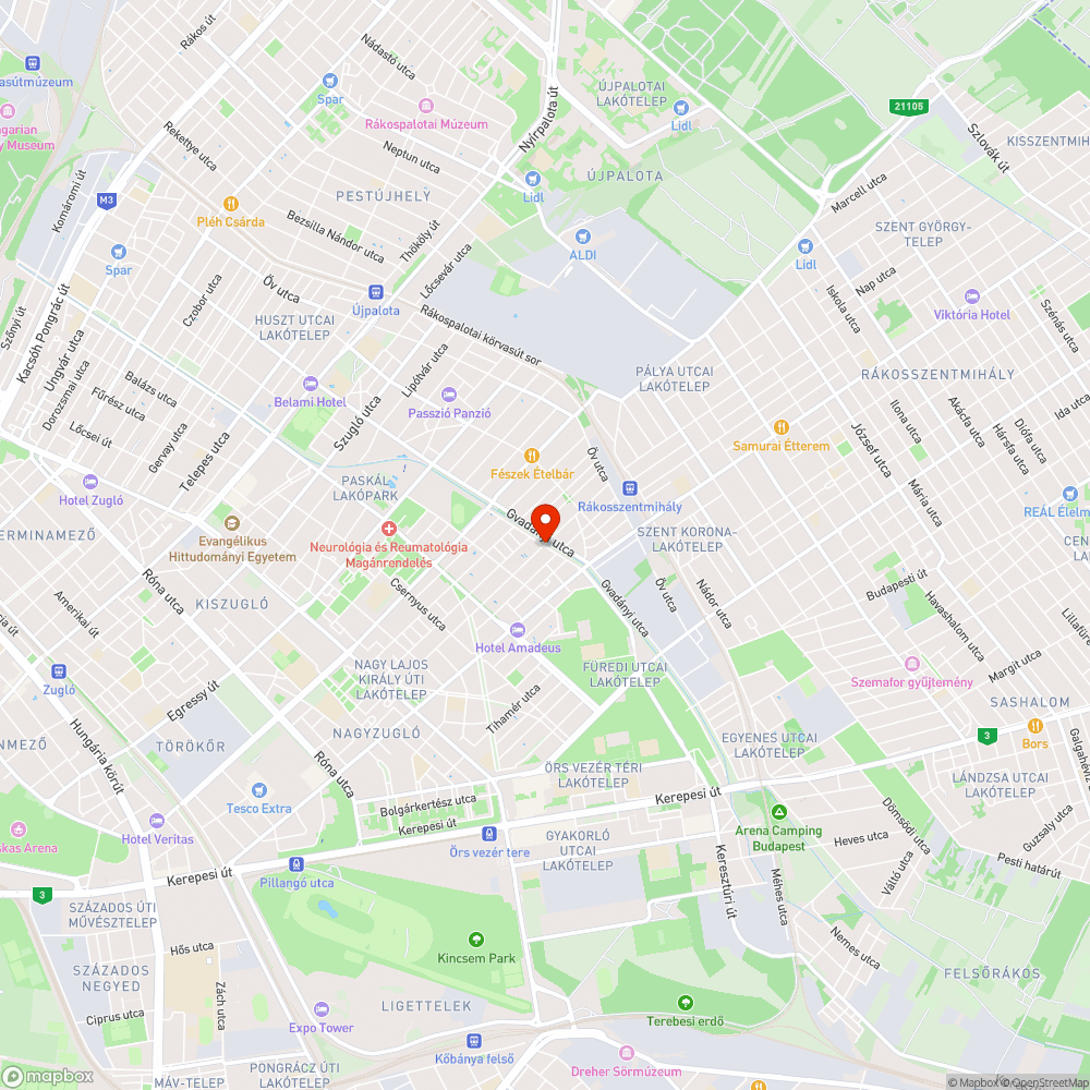 Hiányzó tábla bejelentés helye