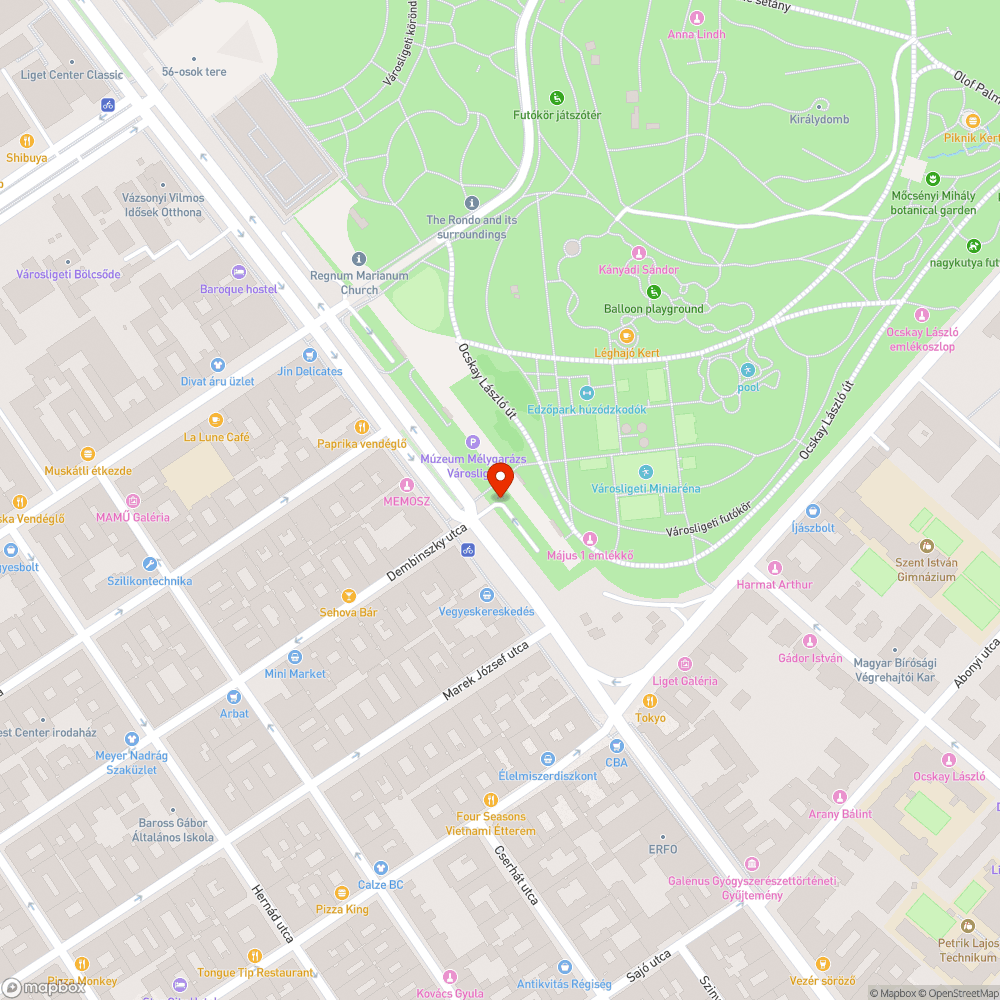 Ötvenhatosok tere - bejelentés helye