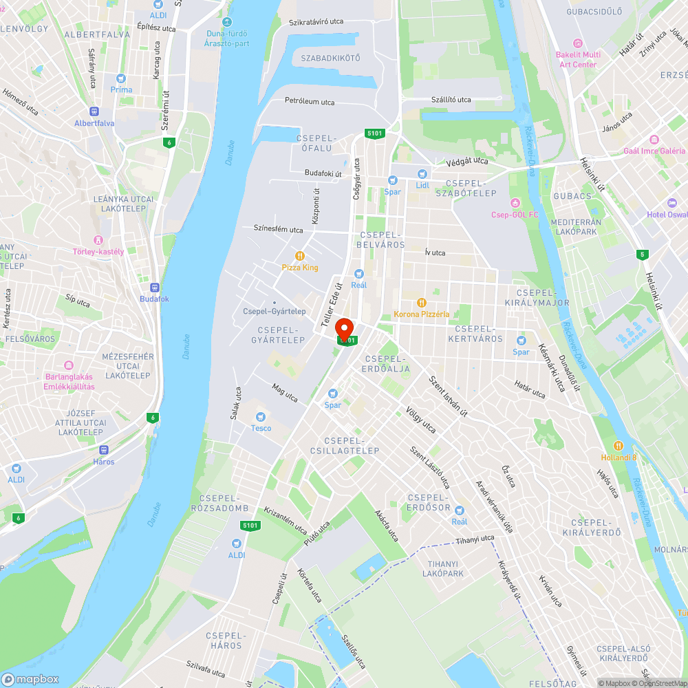 Kidöntött tábla bejelentés helye