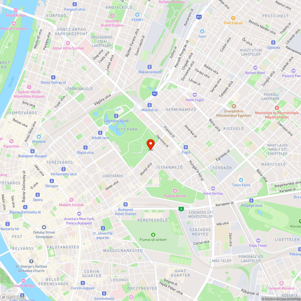 Használaton kívüli nyilvános w.c. bejelentés helye