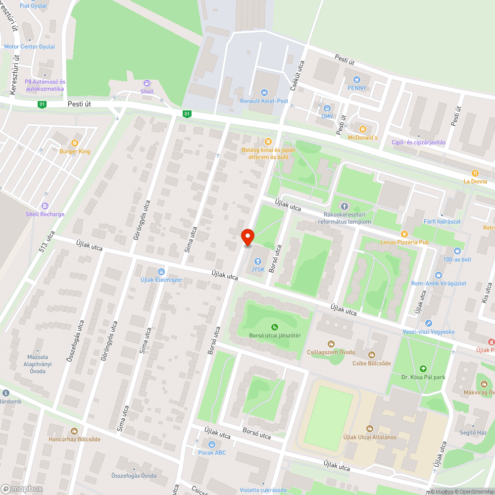 Sitthalom a pad mellett bejelentés helye