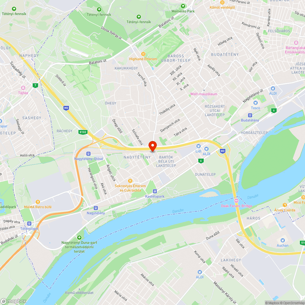 Illegális szemétlerakó bejelentés helye