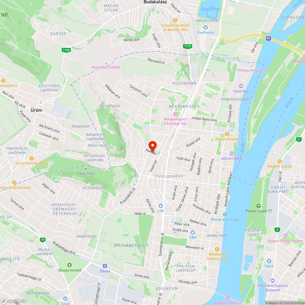 Kátyú bejelentés helye