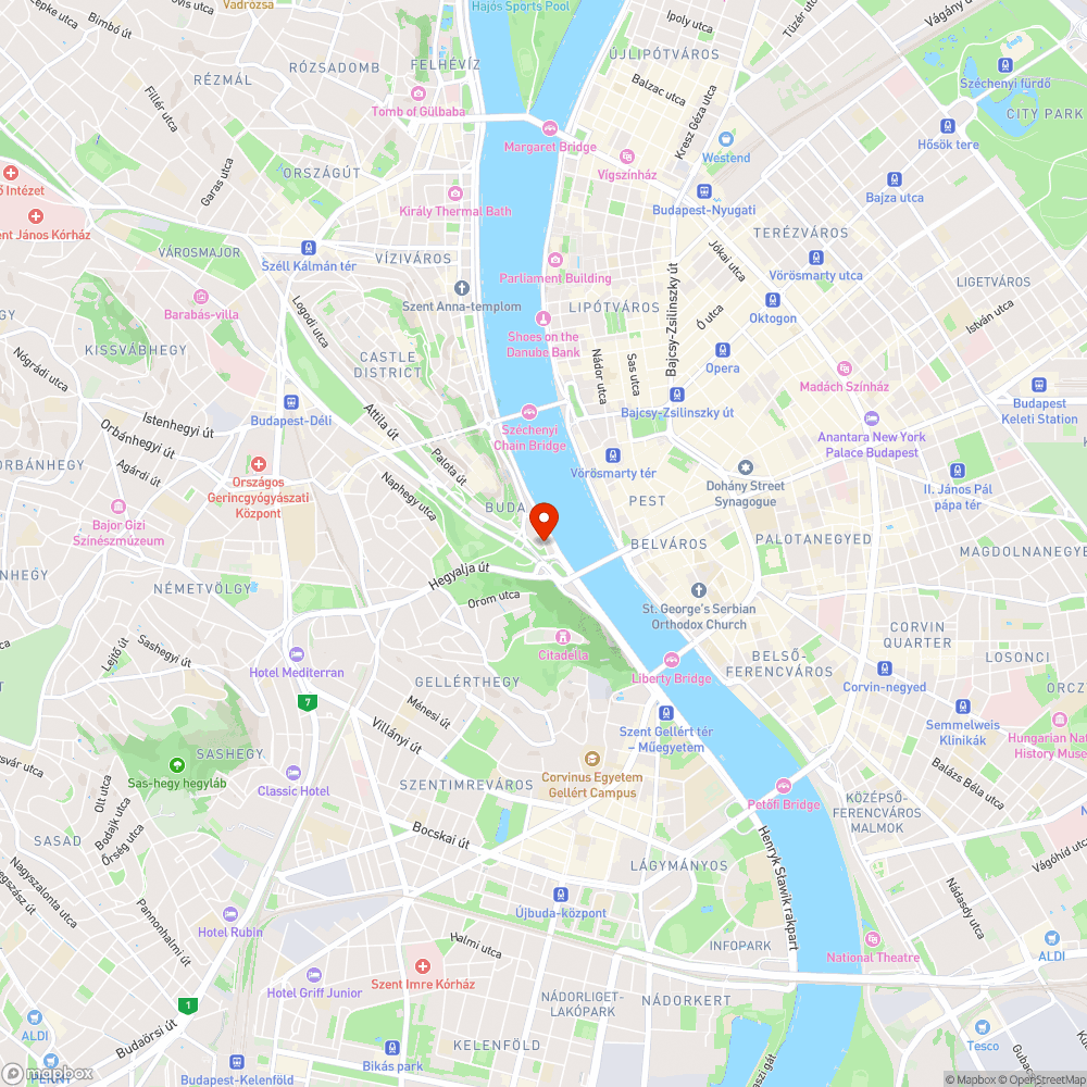 Kerékpáros kötelező haladási irány bejelentés helye