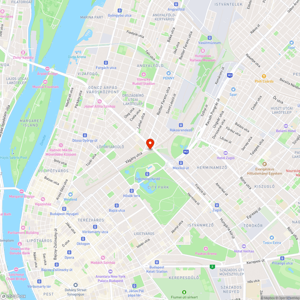 Faágak a buszmegálló mellett bejelentés helye