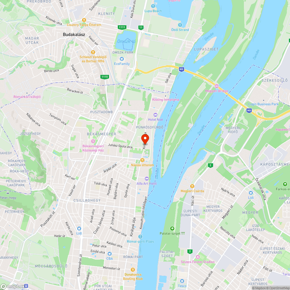 Méretes kátyú a Királyok útján bejelentés helye