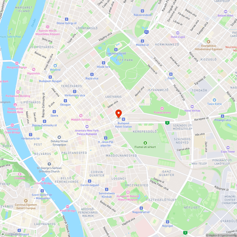 Baross tér bejelentés helye