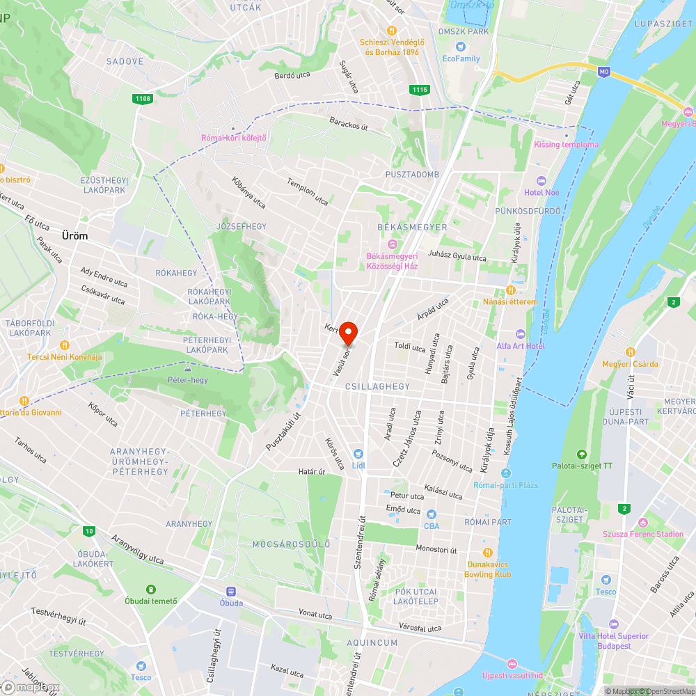 Közvilágítás bejelentés helye