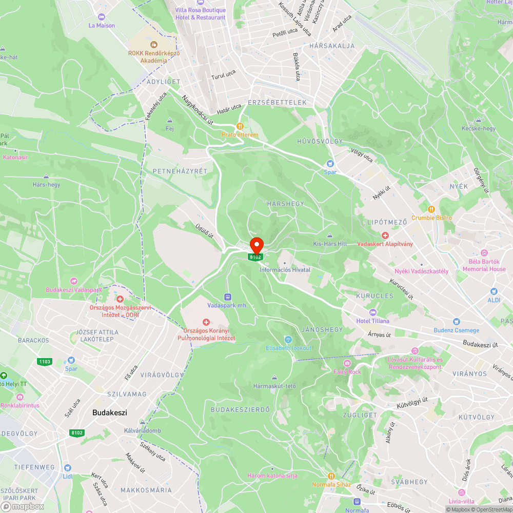 Az út pereme megrongálja az autókat bejelentés helye