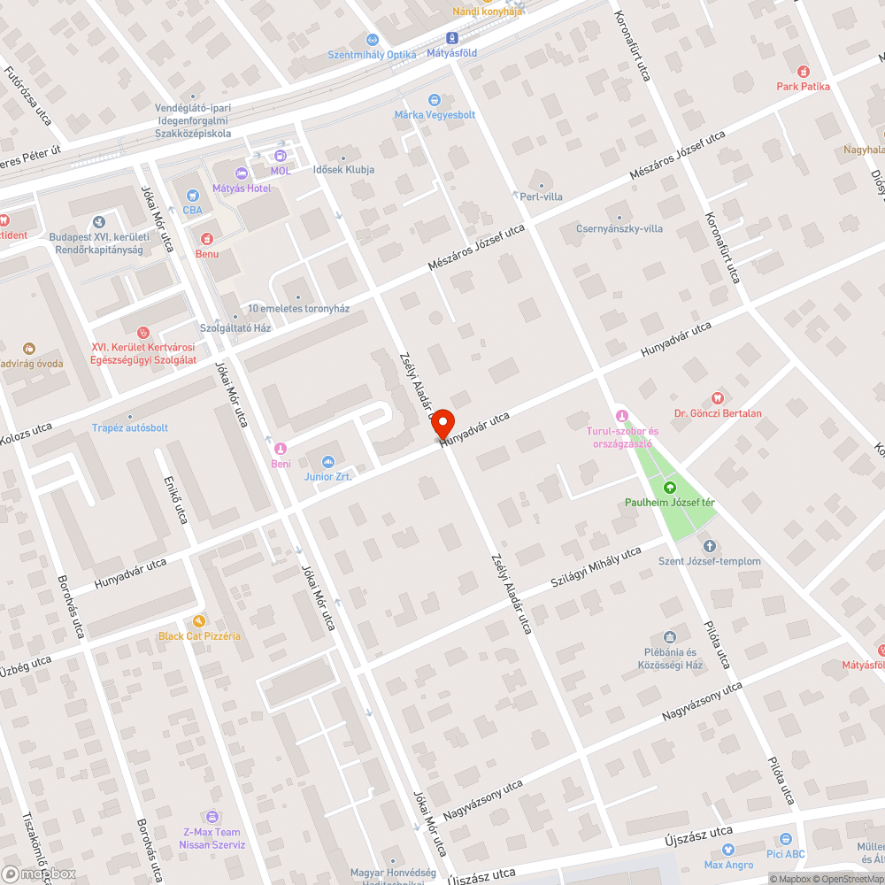 Rozsdás szekrény, viharvert oszlop bejelentés helye