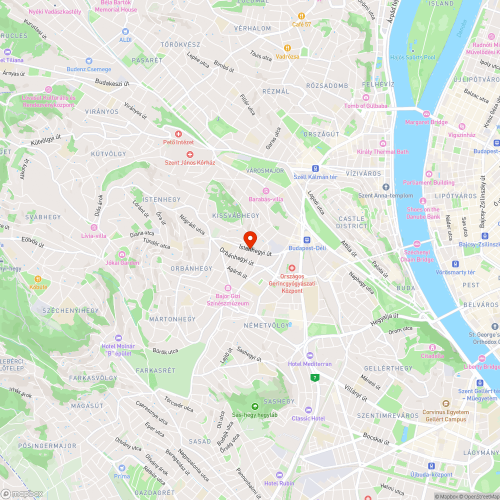 Hiányzó gyalogos-átkelőhely bejelentés helye