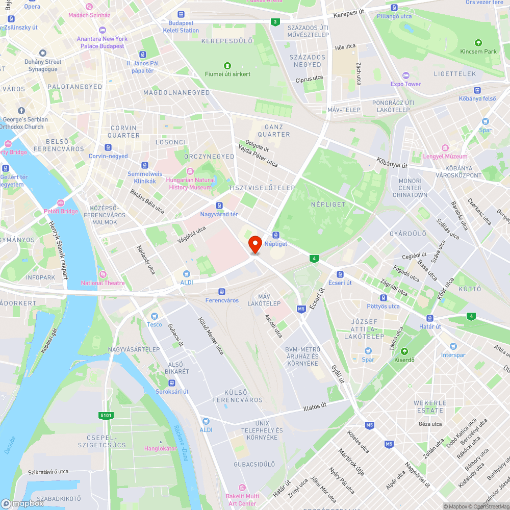 Lekopott útburkolati jel bejelentés helye