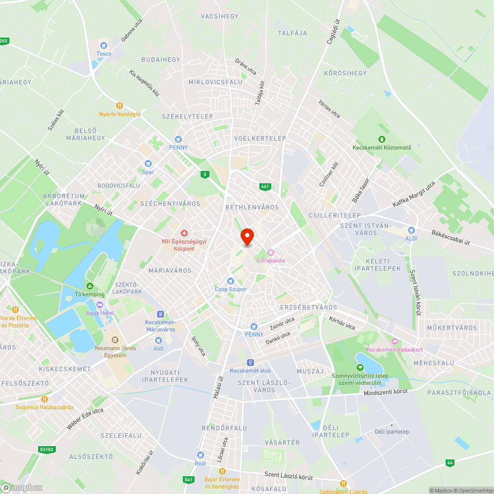 Balesetveszélyes (volt) csatorna lefolyó bejelentés helye