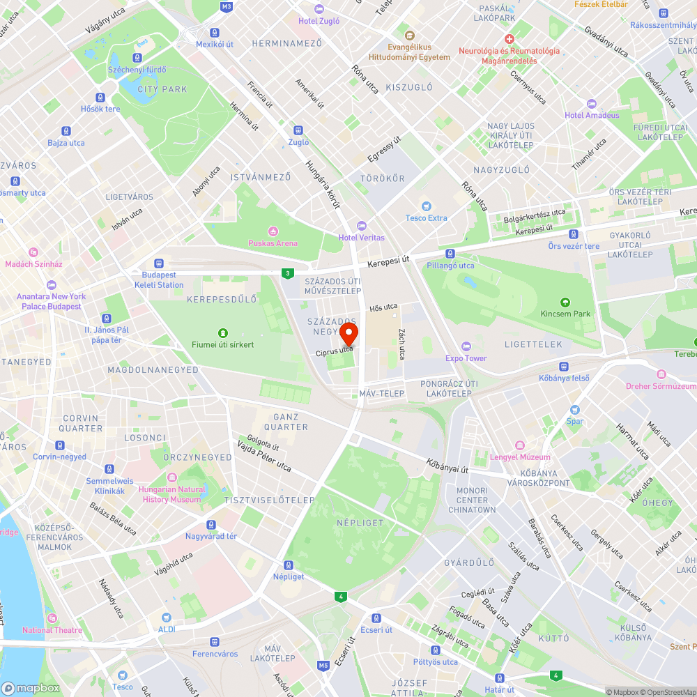 2 kátyú bejelentés helye