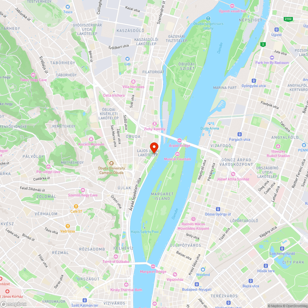 Hiányzó fák bejelentés helye