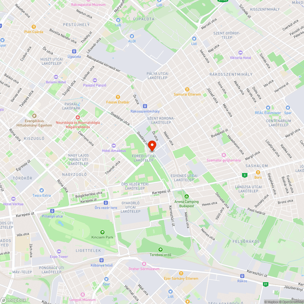 Gyomos kerékpárút bejelentés helye