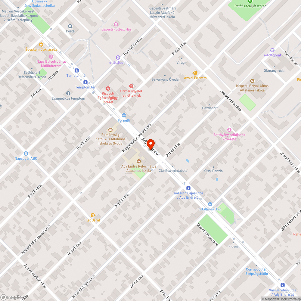 Kispest bejelentés helye