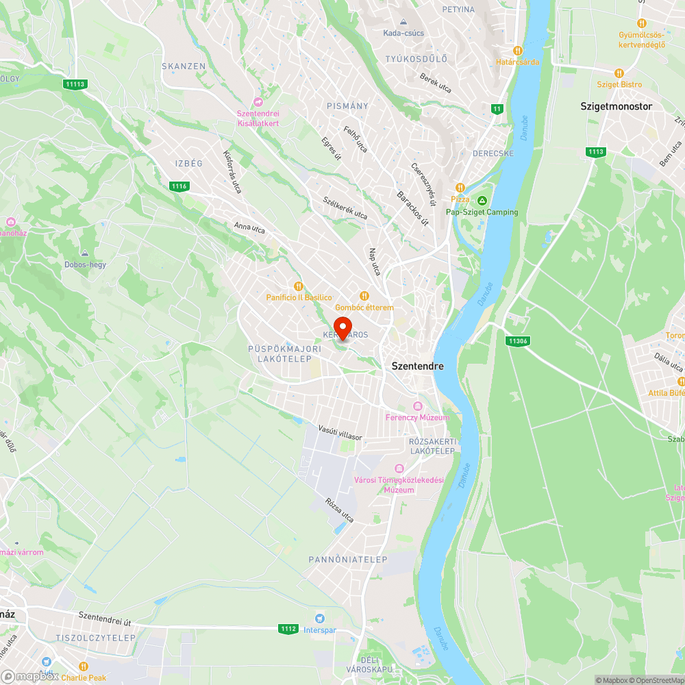 Kidobott használt bútor a Bükkös parton bejelentés helye