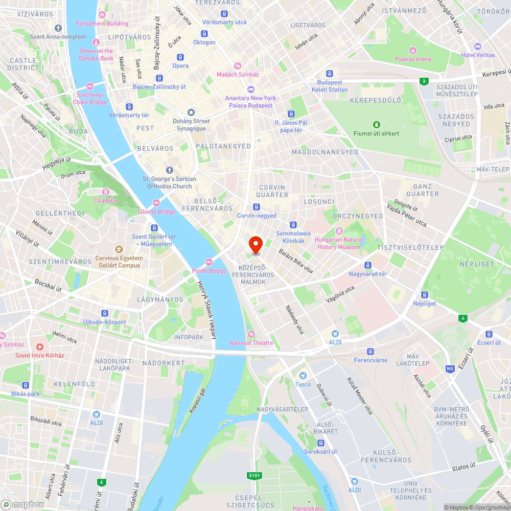 Tócsa bejelentés helye