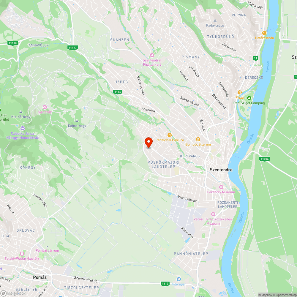 Rongàlódàs bejelentés helye